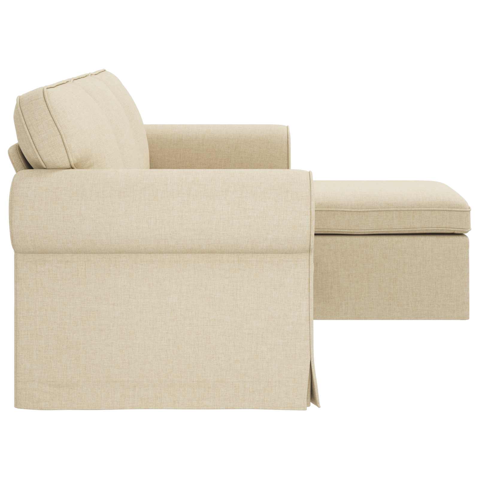 Sofa Krema 195 x 138 x 80 cm tkanina
