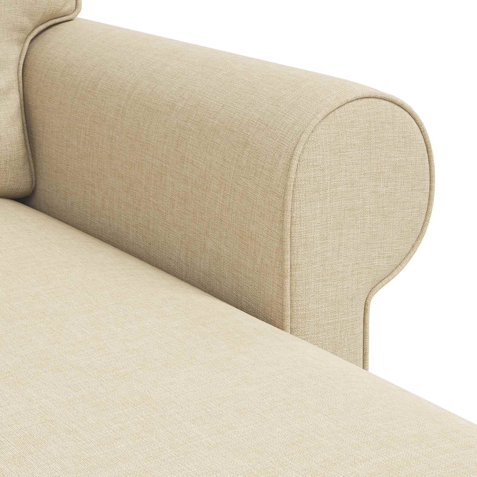 Sofa Krema 245 x 138 x 80 cm tkanina