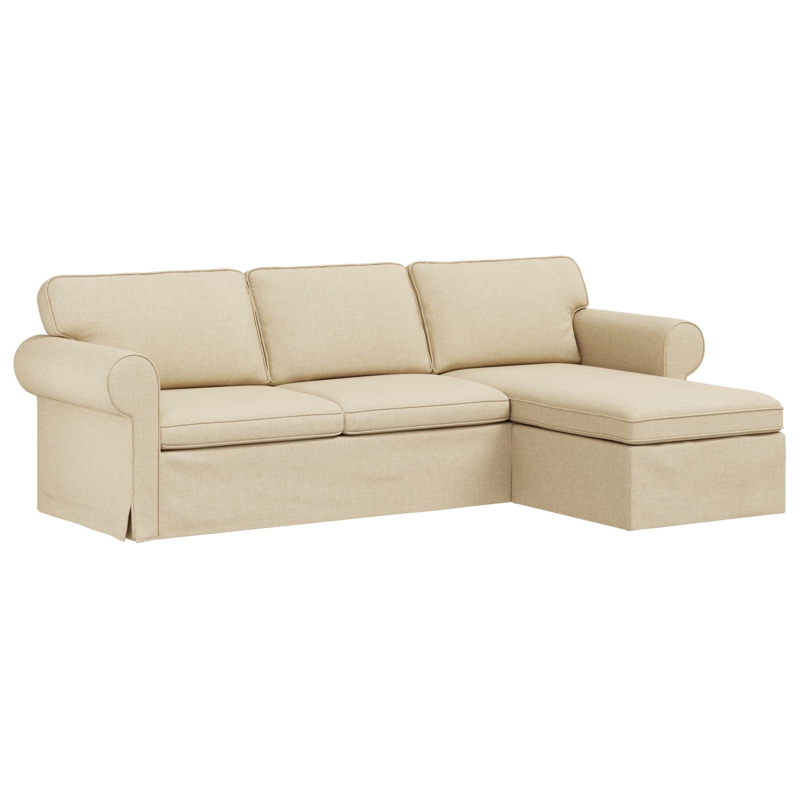 Sofa Krema 245 x 138 x 80 cm tkanina