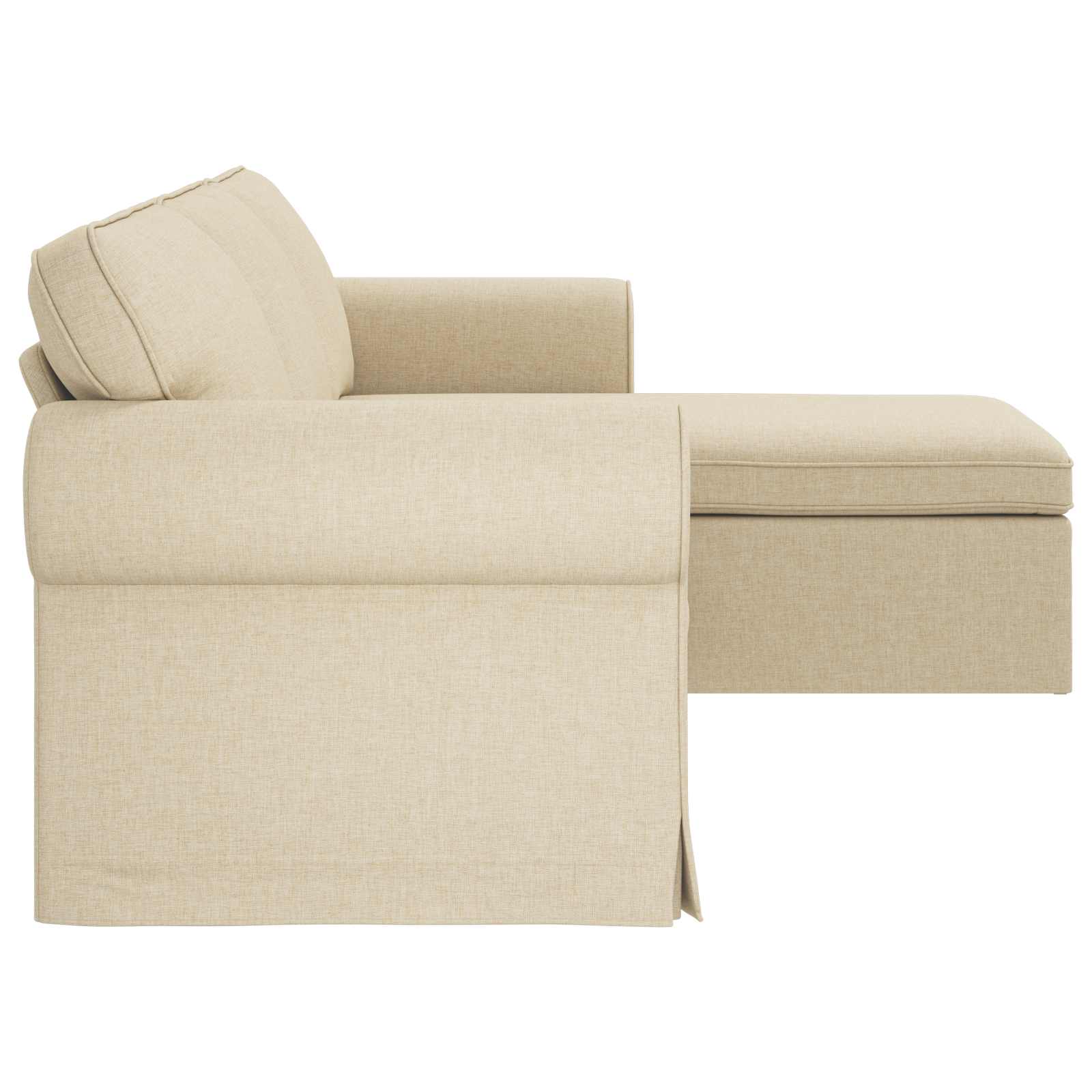 Sofa Krema 245 x 138 x 80 cm tkanina