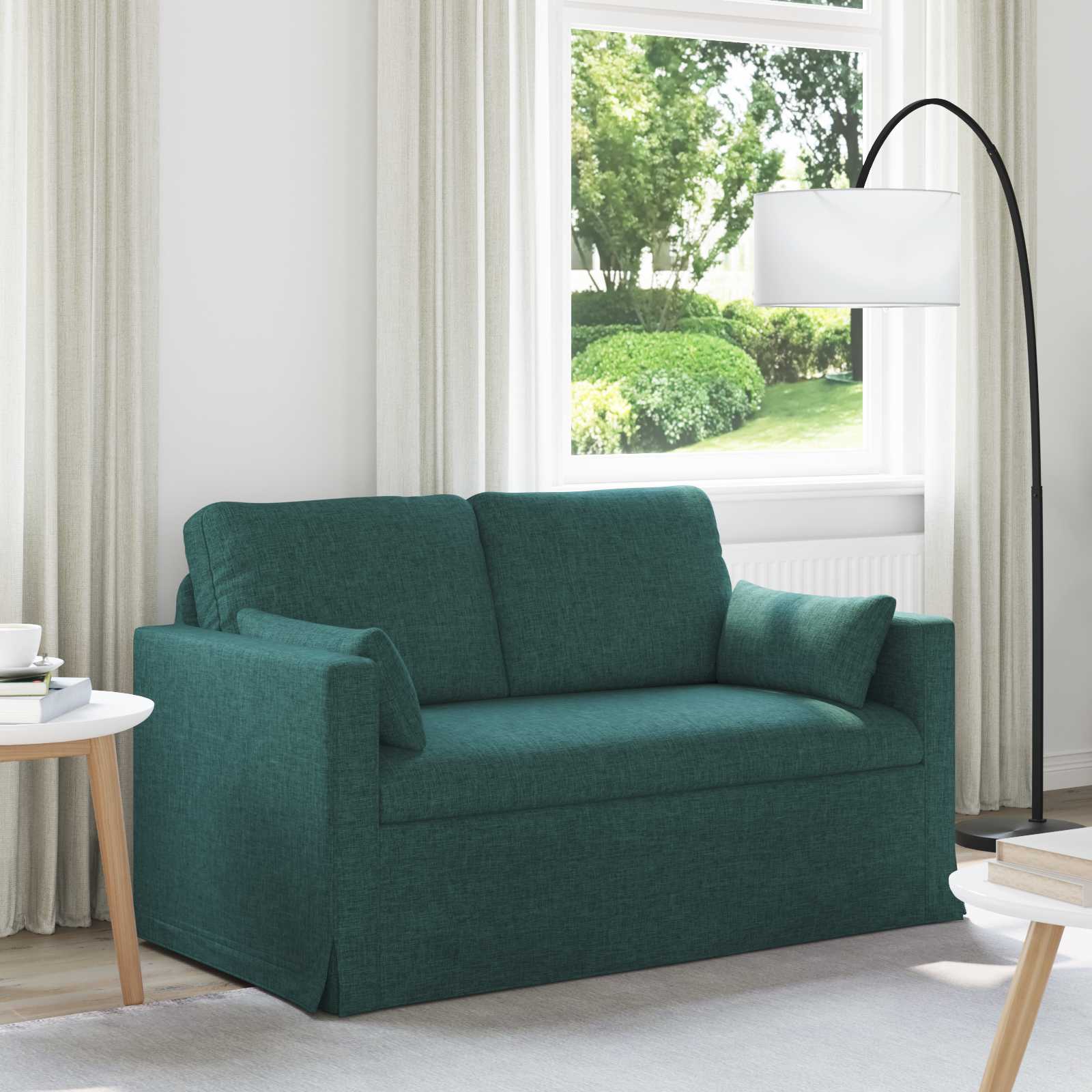 Sofa Tamnozelena 139 x 78 x 80 cm tkanina