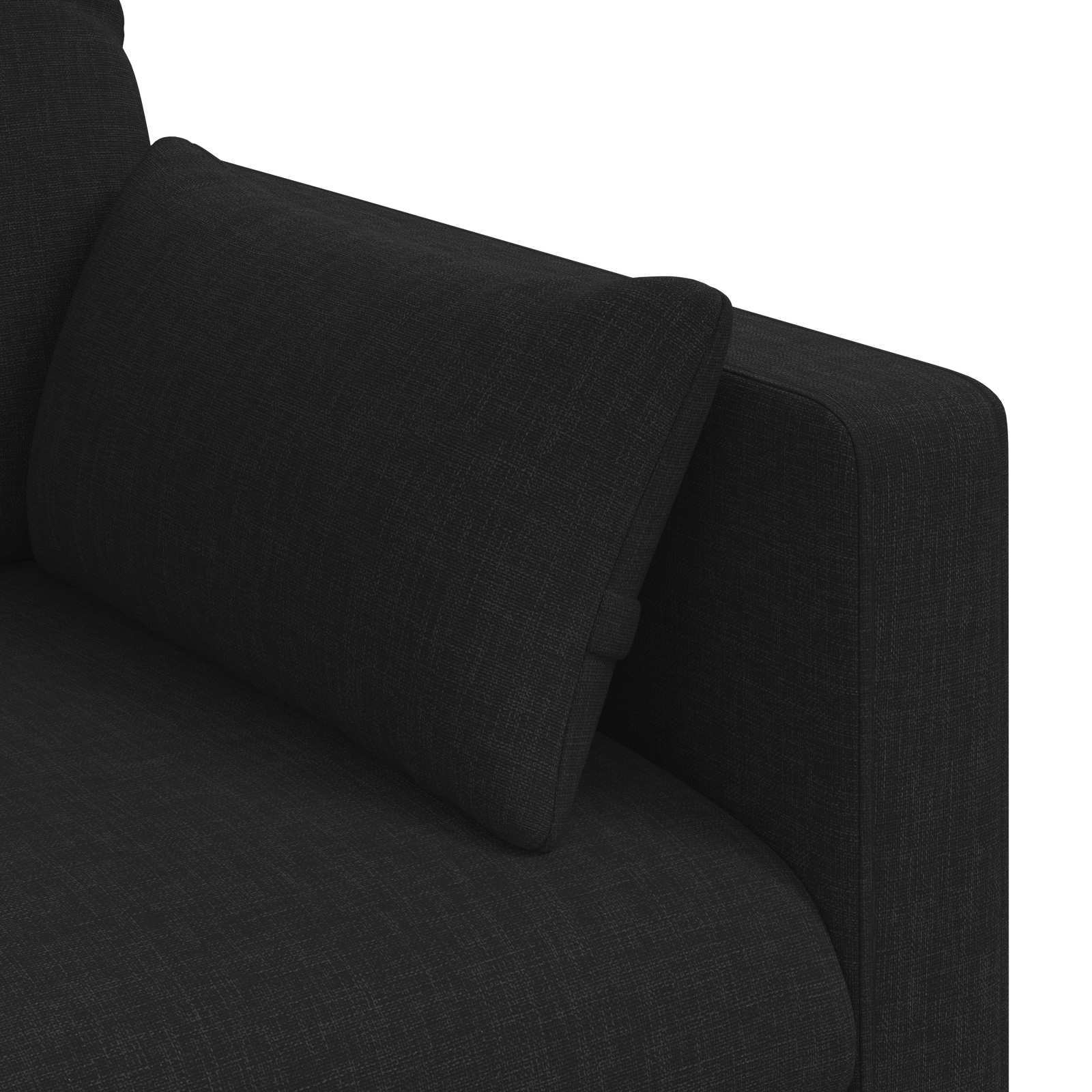 Sofa Crna 158 x 78 x 80 cm tkanina