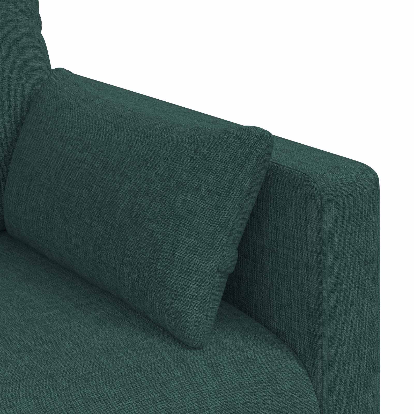Sofa Tamnozelena 198 x 78 x 80 cm tkanina