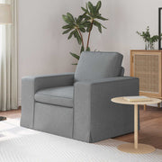 Sofa Svijetlo siva 103 x 80 x 82 cm tkanina