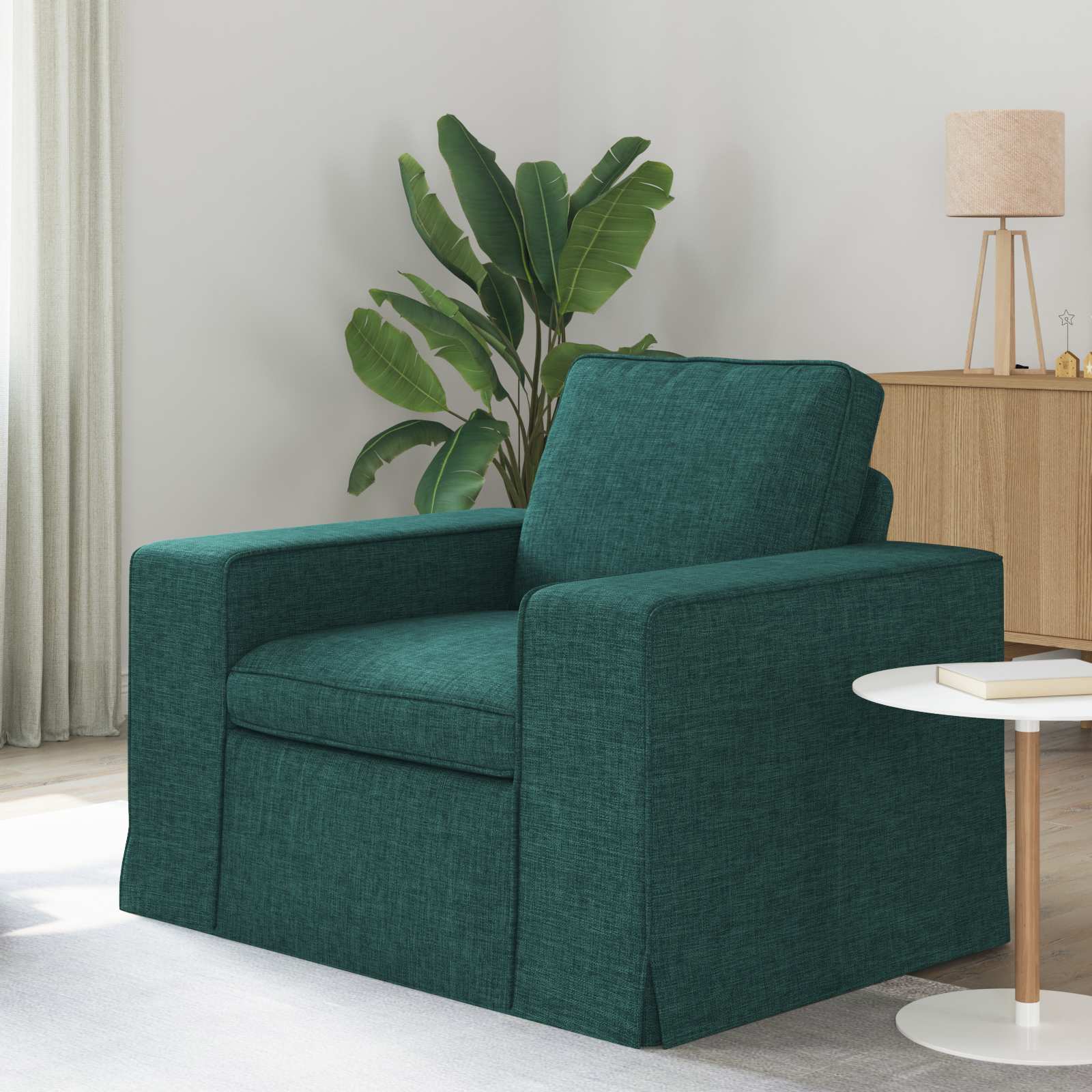 Sofa Tamnozelena 103 x 80 x 82 cm tkanina