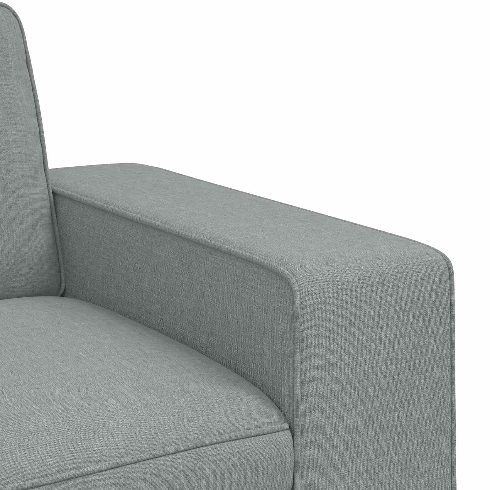 Sofa Svijetlo siva 222 x 80 x 82 cm tkanina