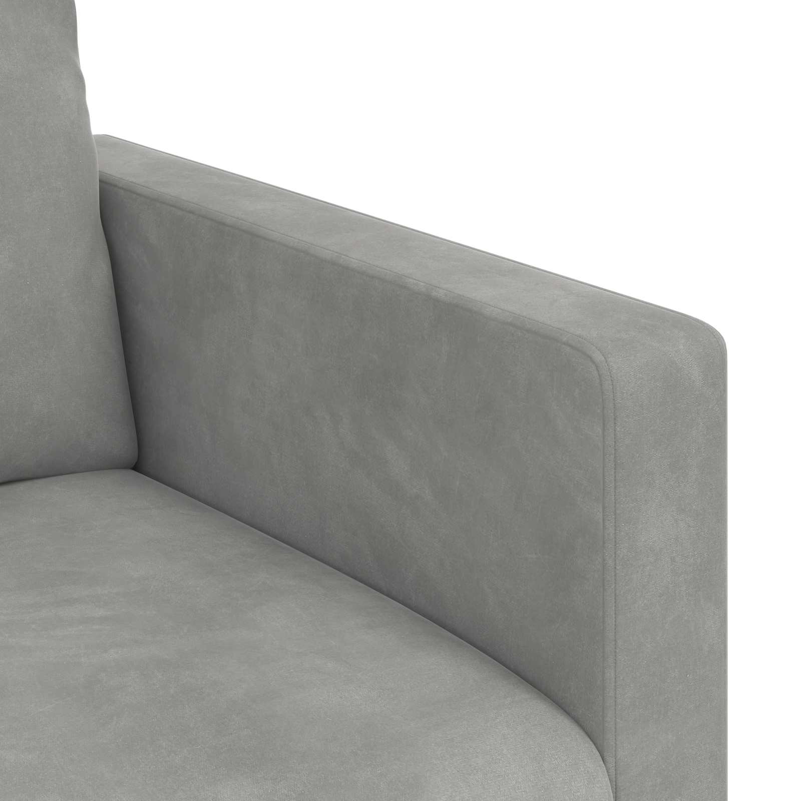 Sofa Svijetlo siva 78 x 78 x 80 cm Baršun