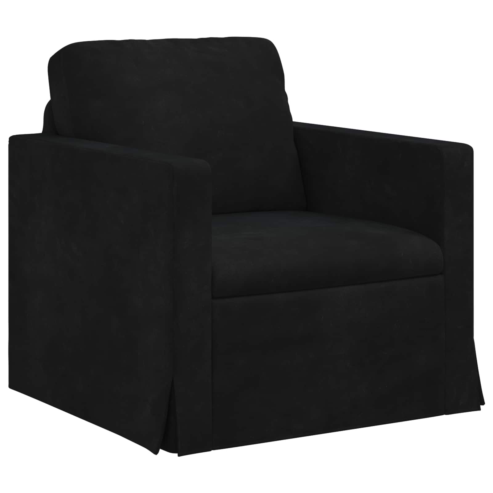 Sofa Crna 78 x 78 x 80 cm Baršun