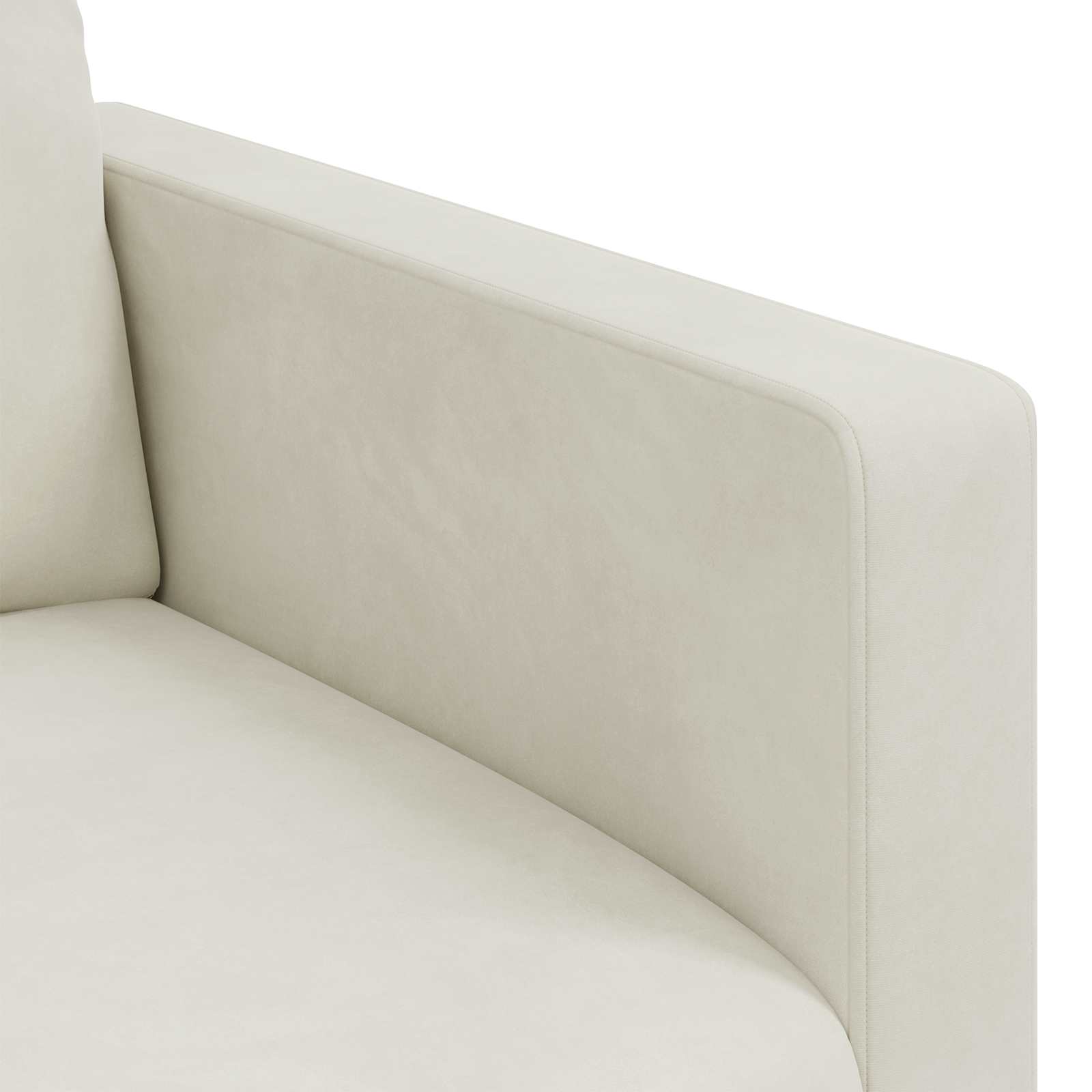Sofa Krema 78 x 78 x 80 cm Baršun