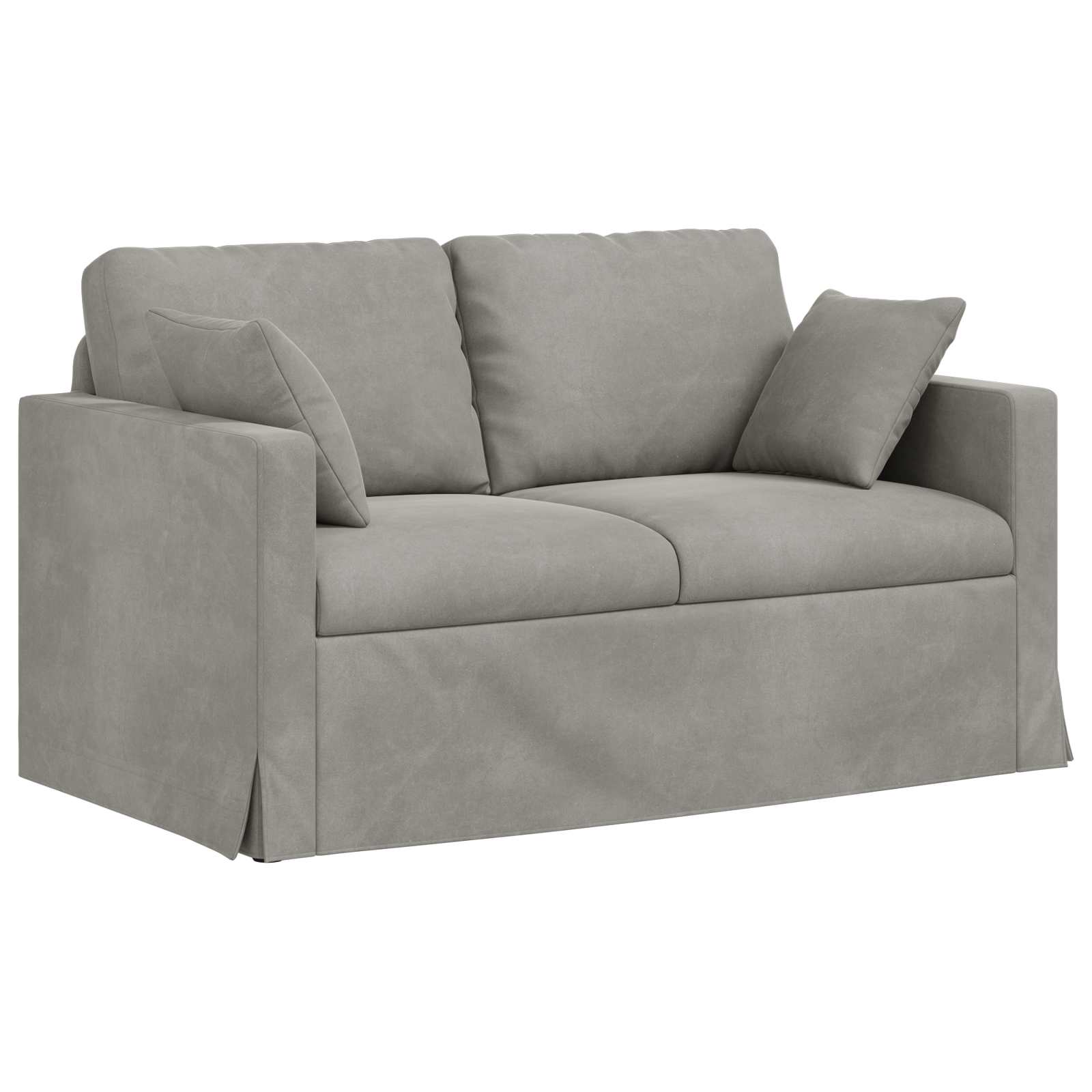 Sofa Svijetlo siva 138 x 78 x 80 cm Baršun