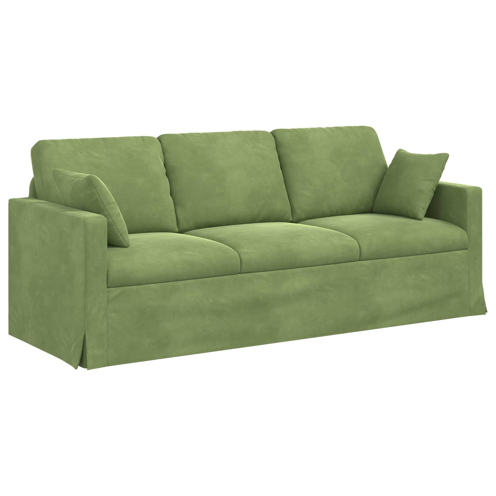 Sofa Svijetlo zelena 198 x 78 x 80 cm Baršun