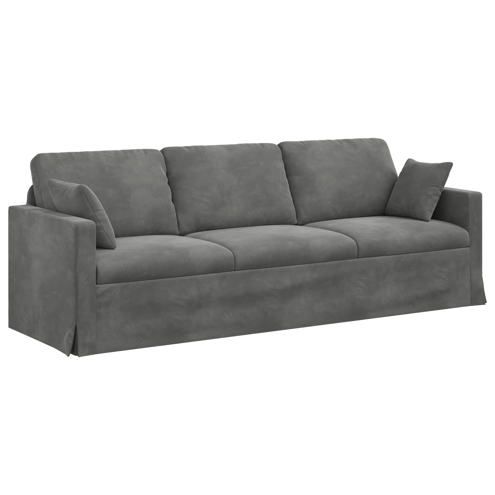 Sofa Tamno siva 228 x 78 x 80 cm Baršun