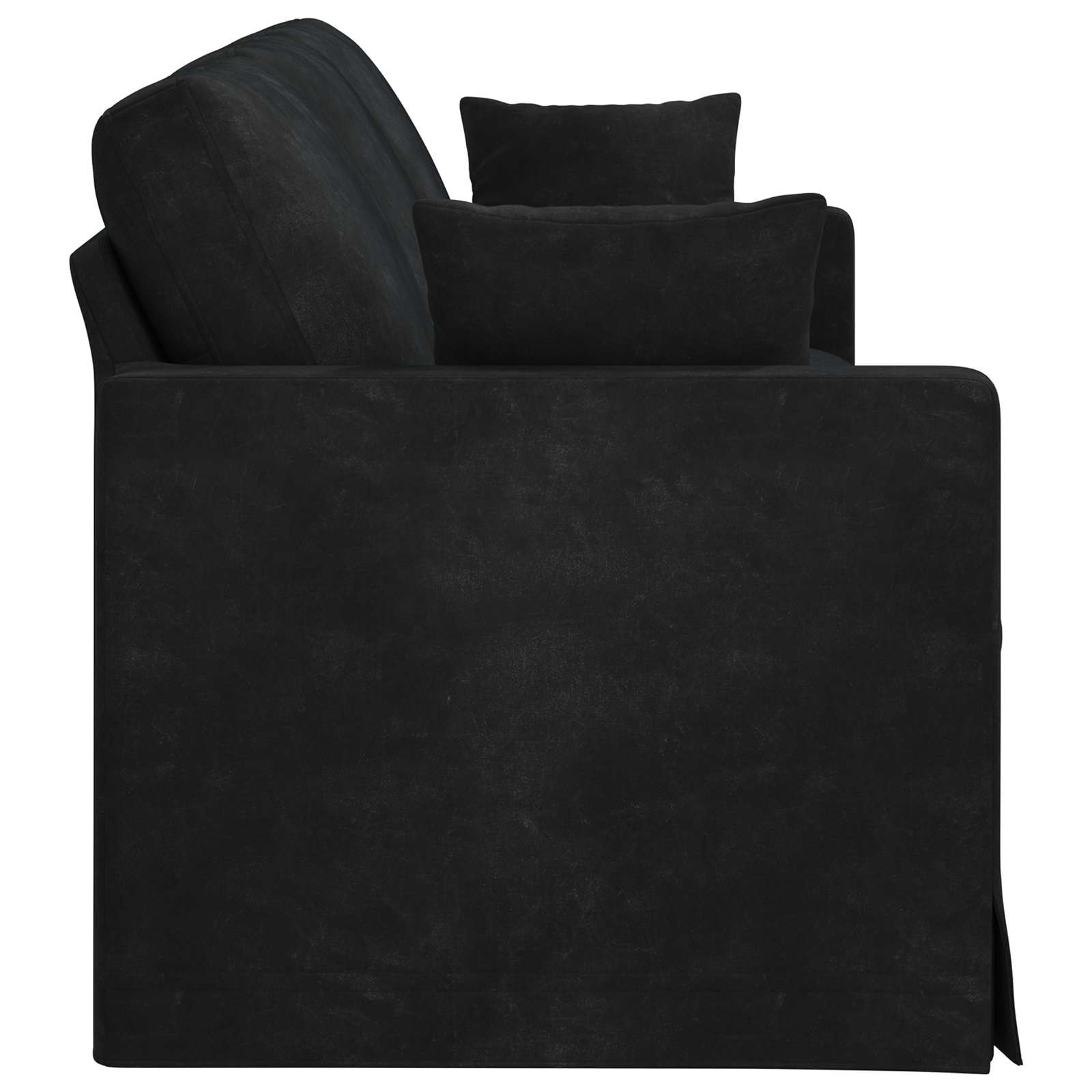 Sofa Crna 228 x 78 x 80 cm Baršun
