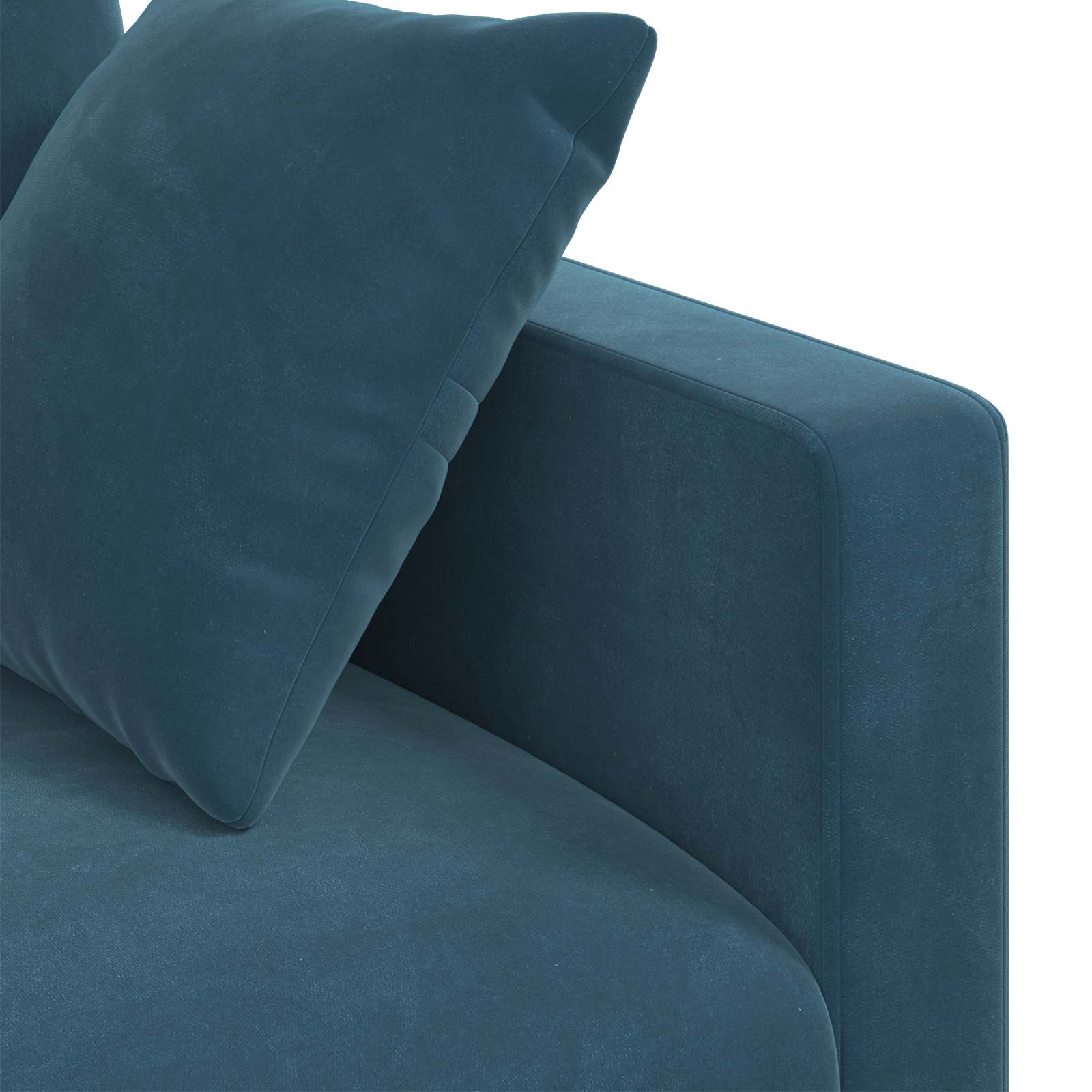 Sofa Plava 228 x 78 x 80 cm Baršun