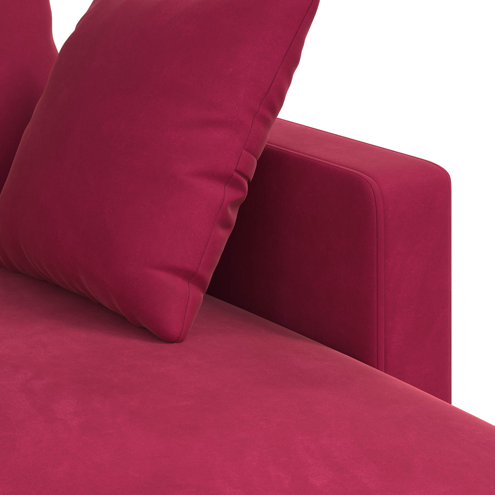 Sofa Vinska crvena 178 x 134 x 80 cm Baršun