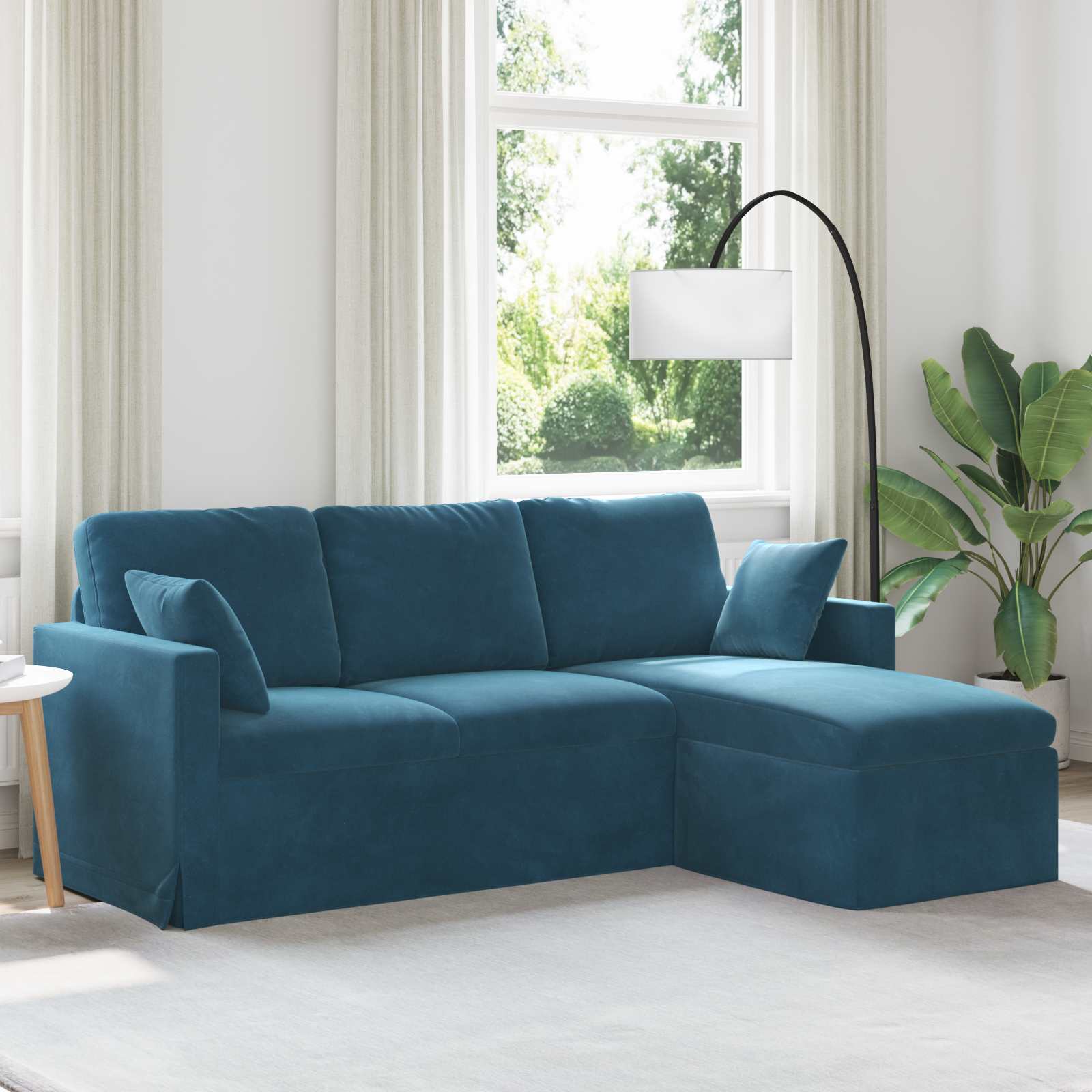 Sofa Plava 198 x 134 x 80 cm Baršun