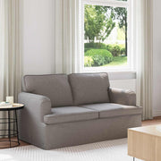 Sofa Sivo-smeđa 144 x 80 x 85 cm tkanina