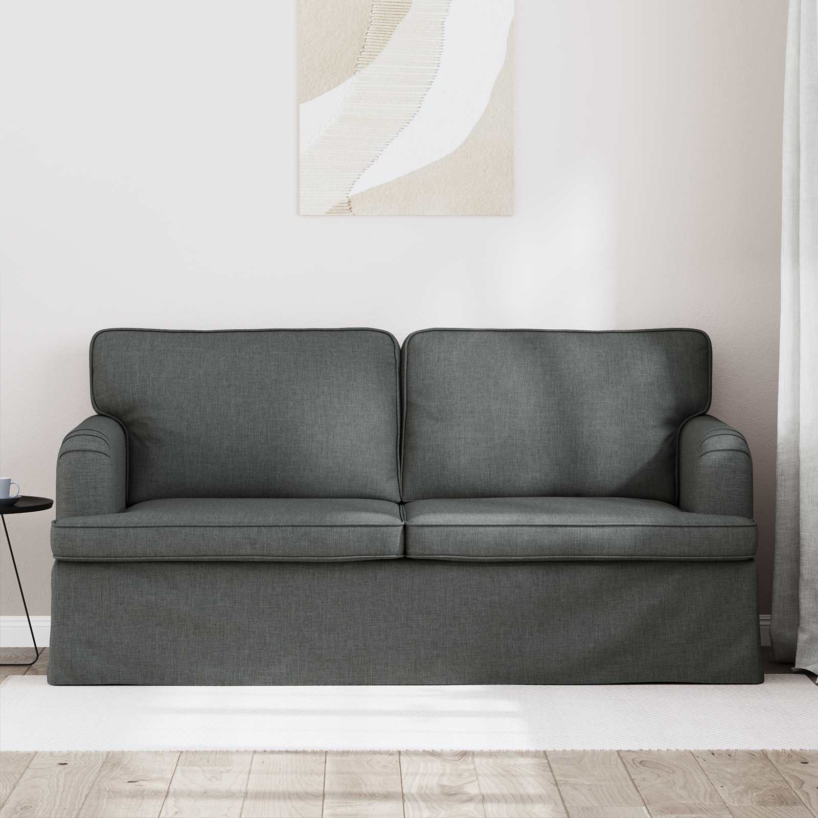 Sofa Tamno siva 162 x 80 x 85 cm tkanina