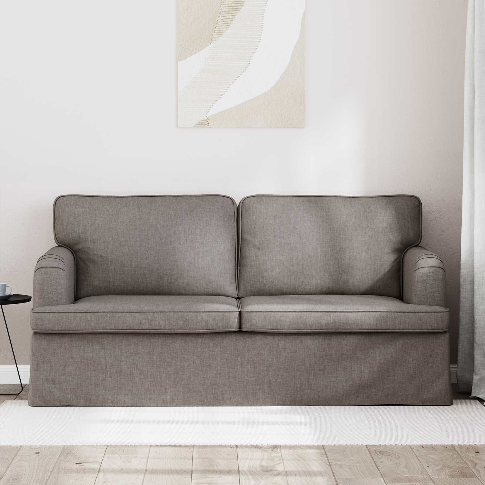 Sofa Sivo-smeđa 162 x 80 x 85 cm tkanina