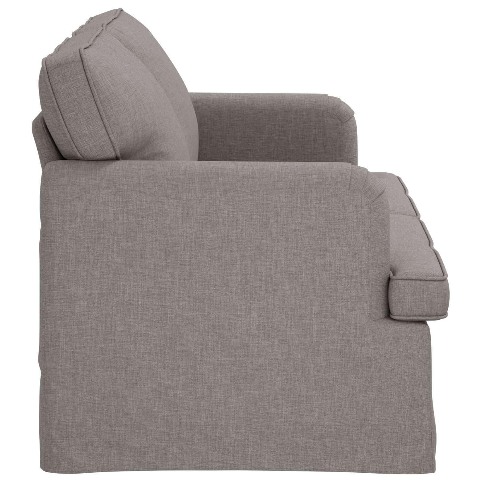 Sofa Sivo-smeđa 162 x 80 x 85 cm tkanina