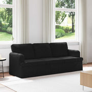 Sofa Crna 201 x 80 x 85 cm tkanina