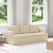 Sofa Krema 201 x 80 x 85 cm tkanina