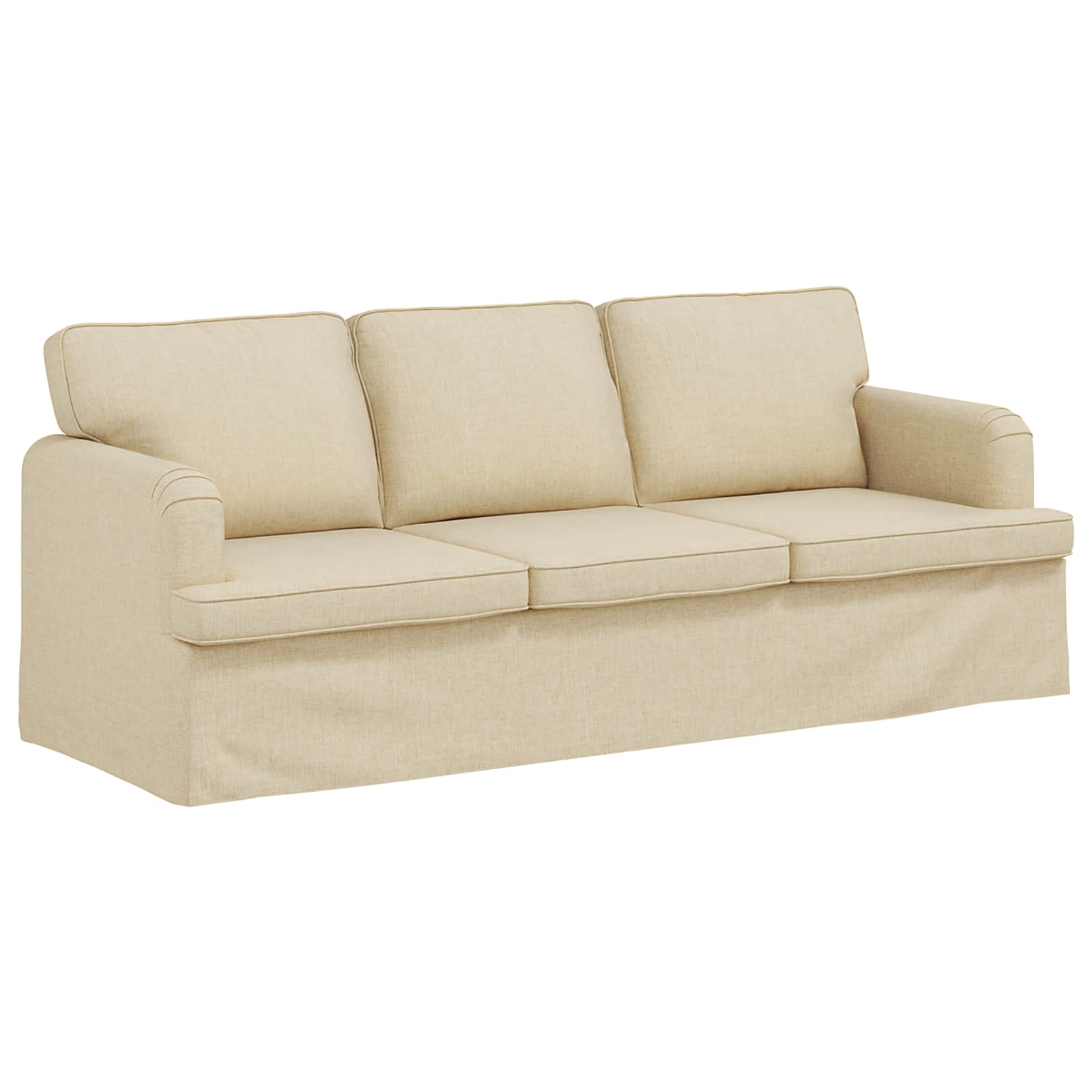 Sofa Krema 201 x 80 x 85 cm tkanina