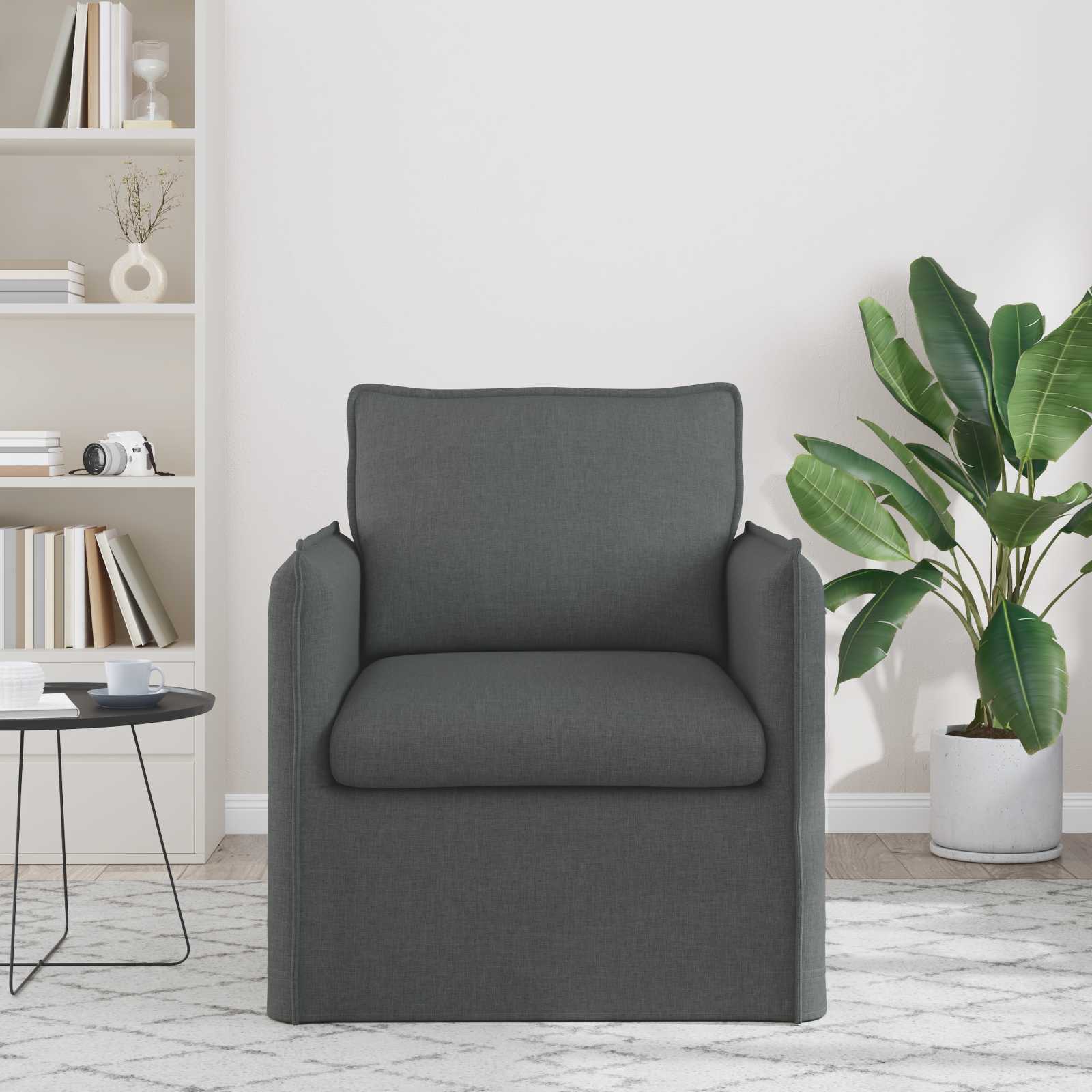 Sofa Tamno siva 75 x 82 x 85 cm tkanina