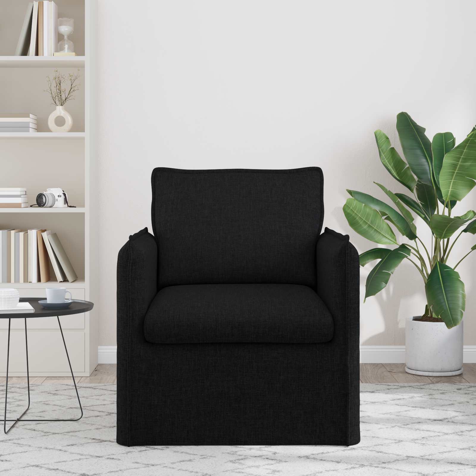 Sofa Crna 75 x 82 x 85 cm tkanina