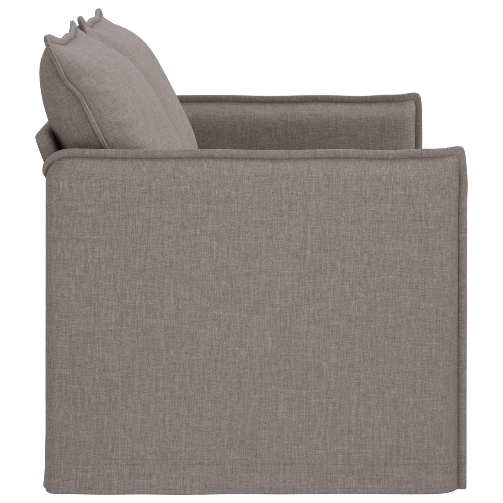 Sofa Sivo-smeđa 136 x 82 x 85 cm tkanina