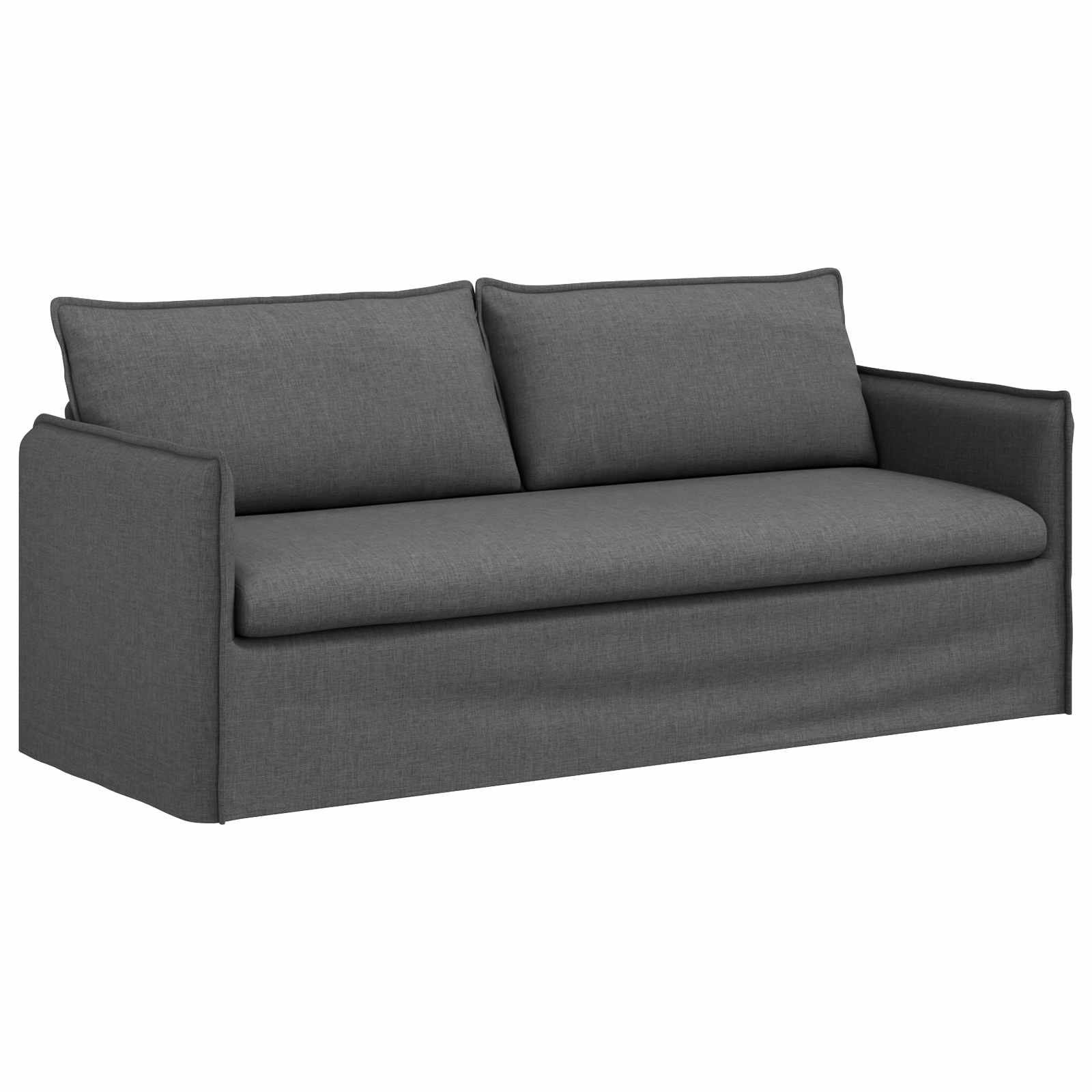 Sofa Tamno siva 196 x 82 x 85 cm tkanina