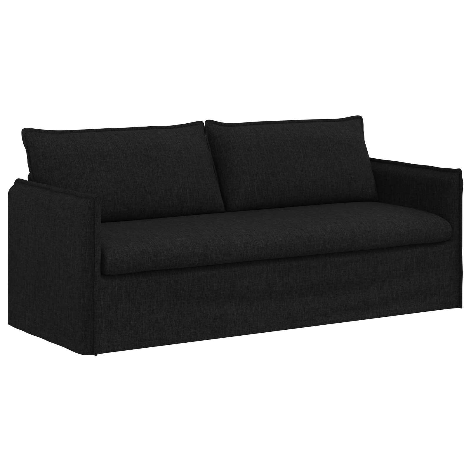 Sofa Crna 196 x 82 x 85 cm tkanina