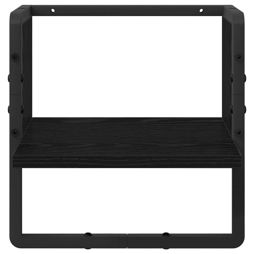 Polica na zidu Crni hrast 30 x 25 x 30 cm Konstruirano drvo