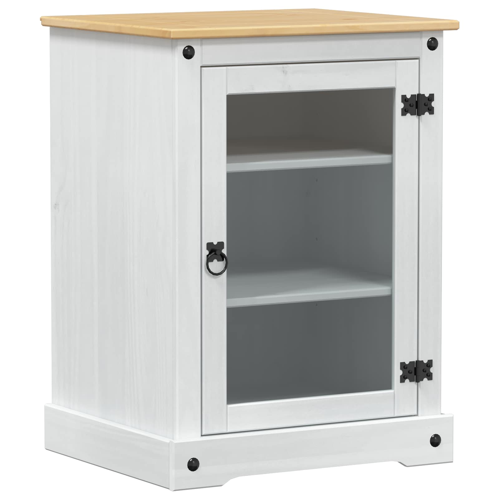 HiFi ormar Bijelo 60 x 50 x 82 cm Čvrsto borovo drvo