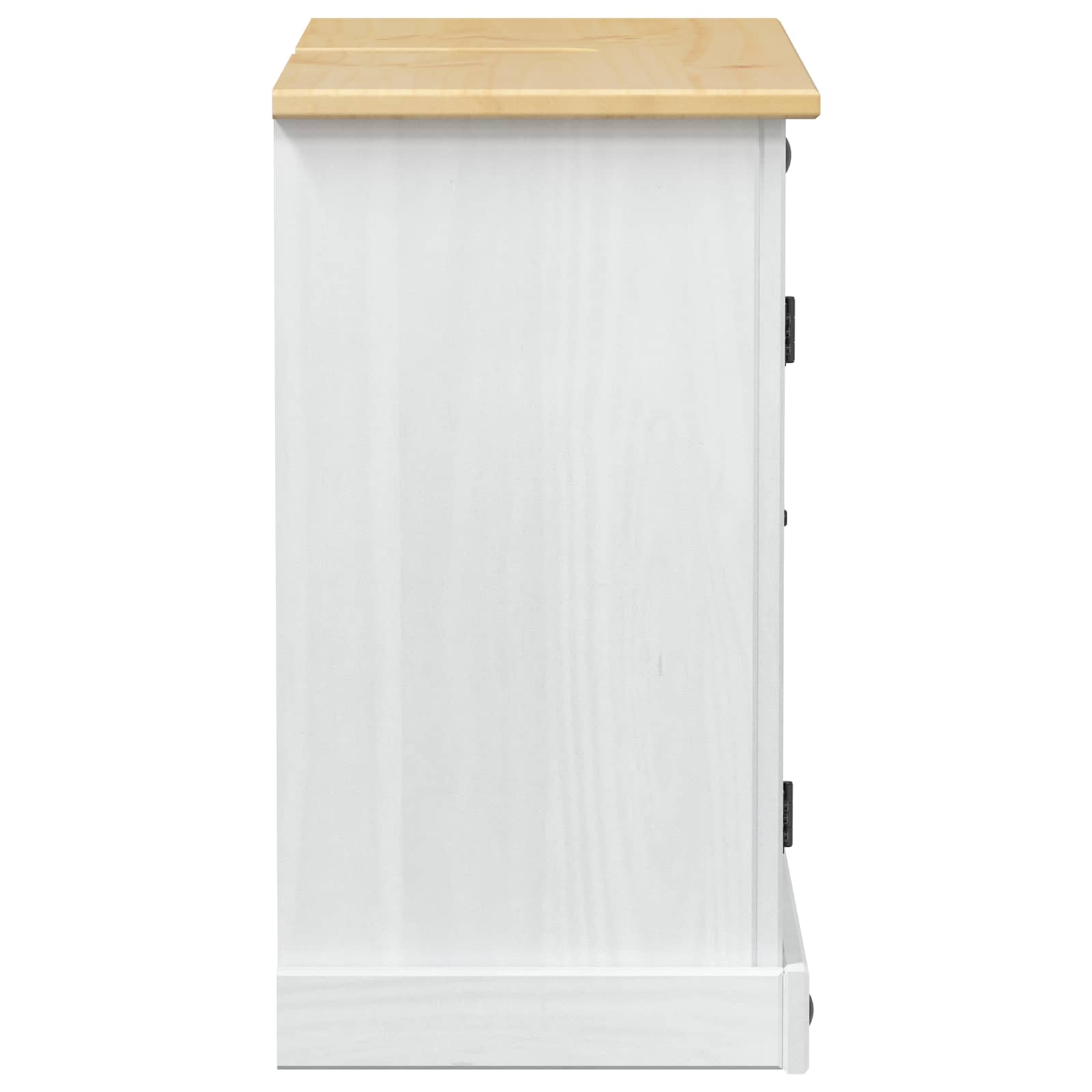 Ormarić za umivaonik Bijelo 73 x 33 x 60 cm Čvrsto borovo drvo