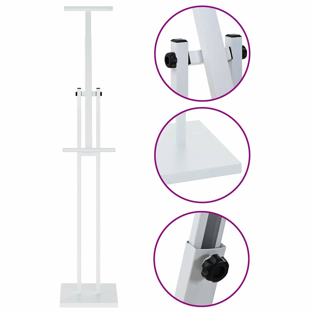 Stalci za sajmove Bijeli 26,5 x 26,5 x 150 cm Čelik