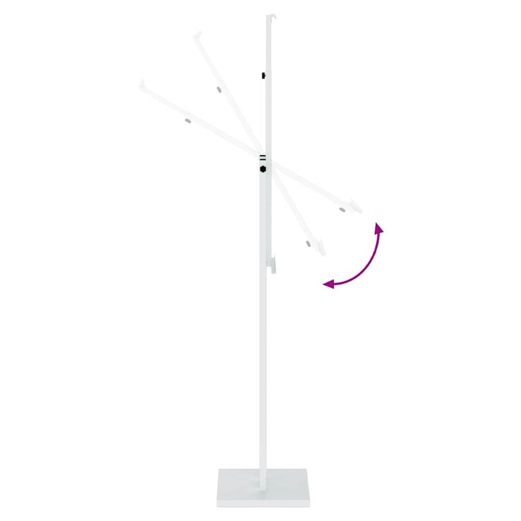 Stalci za sajmove Bijeli 26,5 x 26,5 x 150 cm Čelik