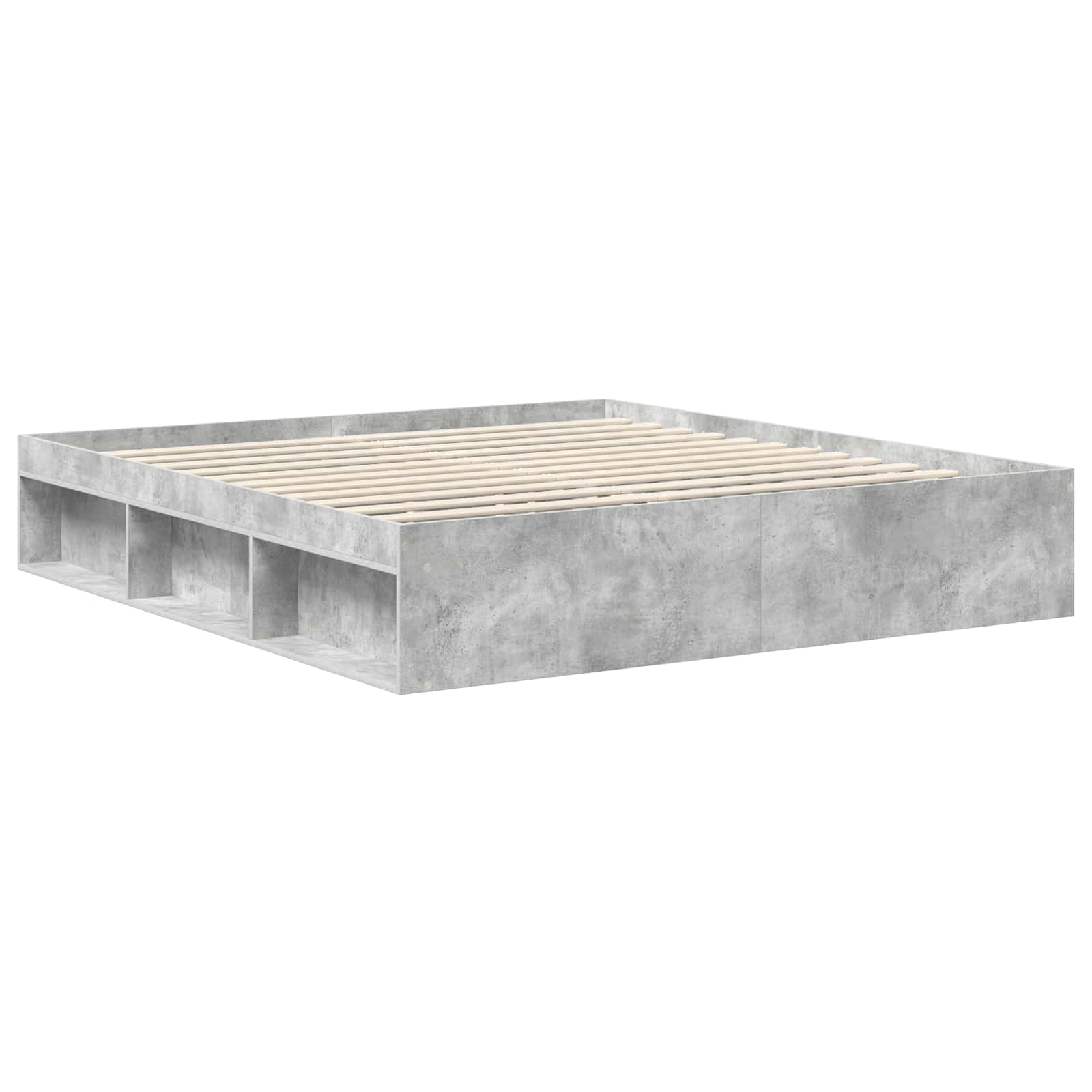 Krevetna konstrukcija Beton 180 x 200 cm Konstruirano drvo