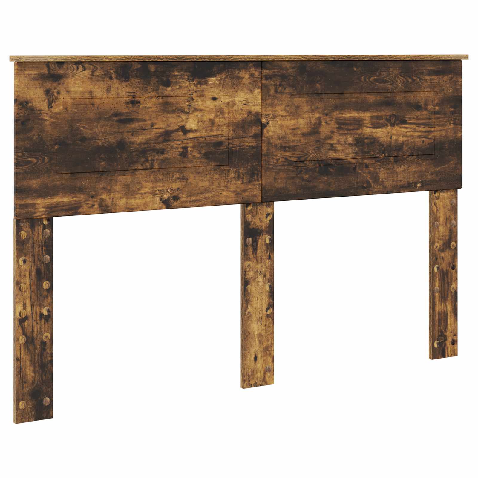 Krevetna konstrukcija s uzglavljem Dimljeni hrast 150 x 200 cm