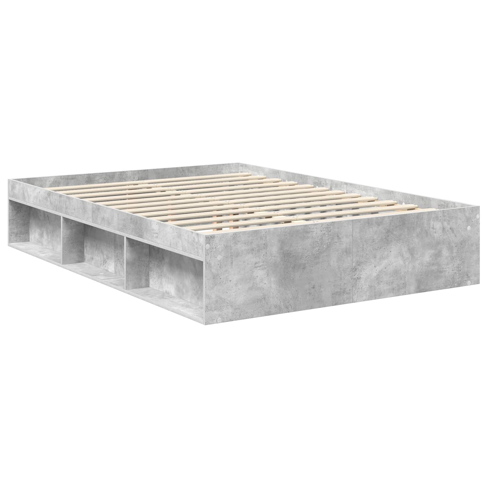 Krevetna konstrukcija Beton 140 x 200 cm Konstruirano drvo