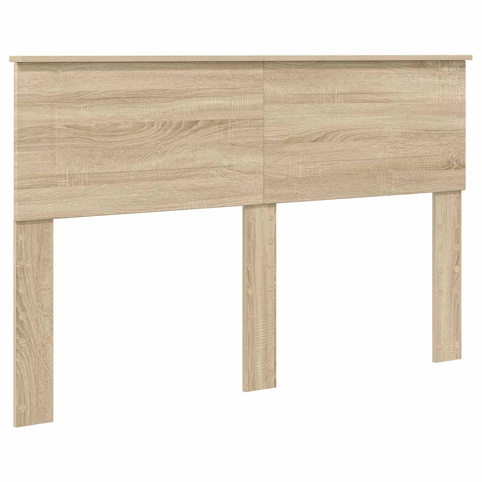 Krevetna konstrukcija S LED lampica Sonoma hrast 140 x 190 cm