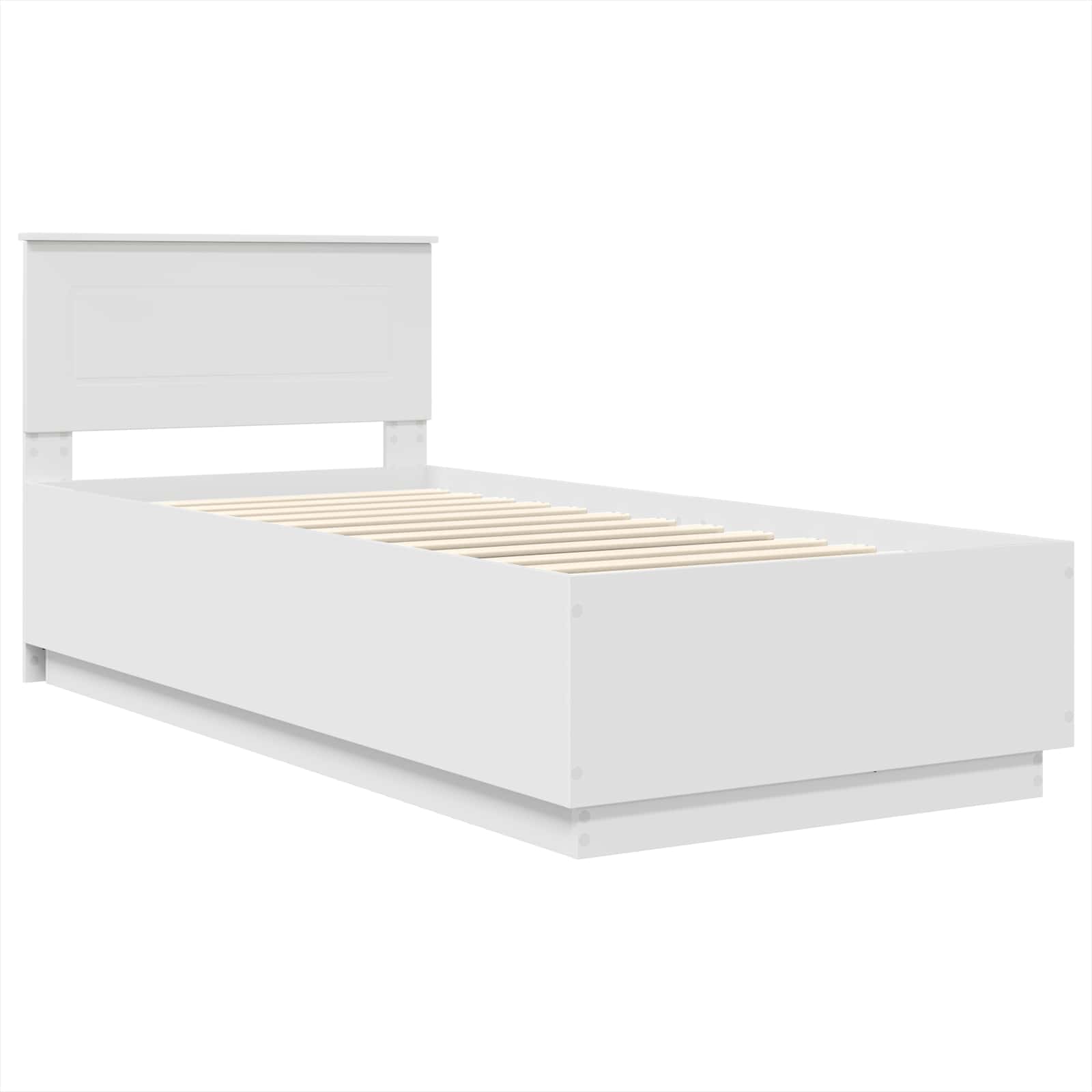 Krevetna konstrukcija Bijelo 70 x 190 cm Konstruirano drvo