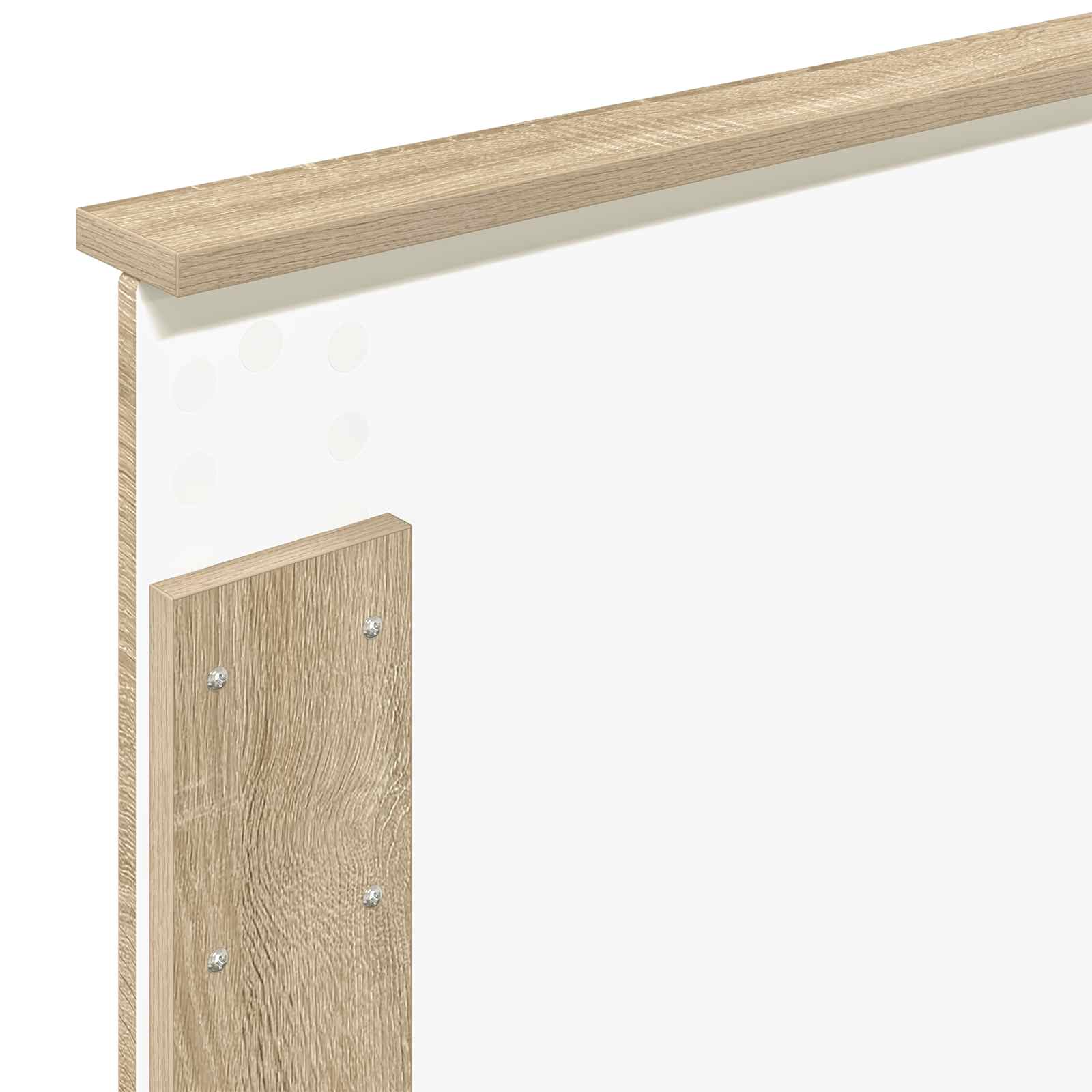Krevetna konstrukcija s LED trakama Sonoma hrast 70 x 190 cm
