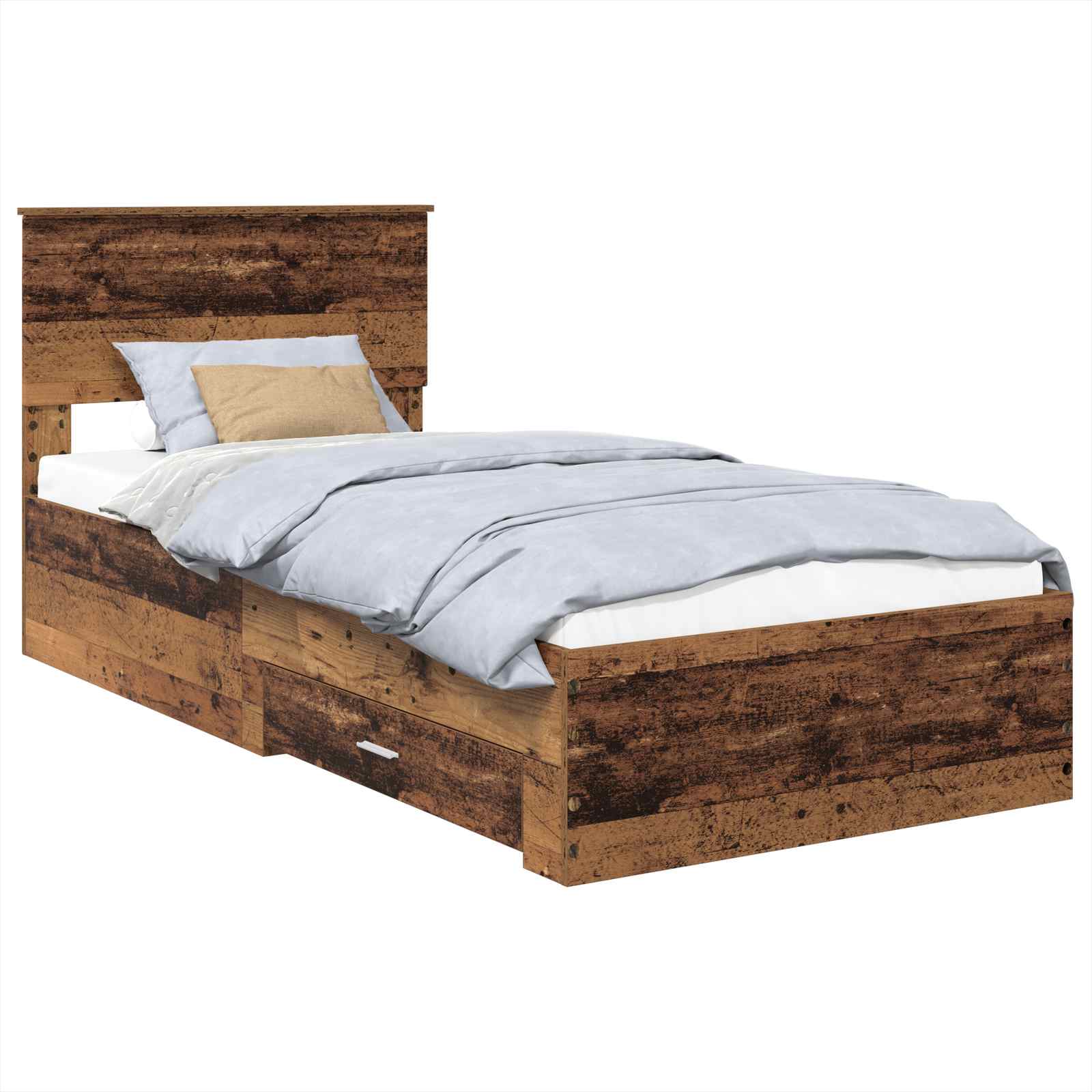 Krevetna konstrukcija Staro drvo 90 x 200 cm Konstruirano drvo