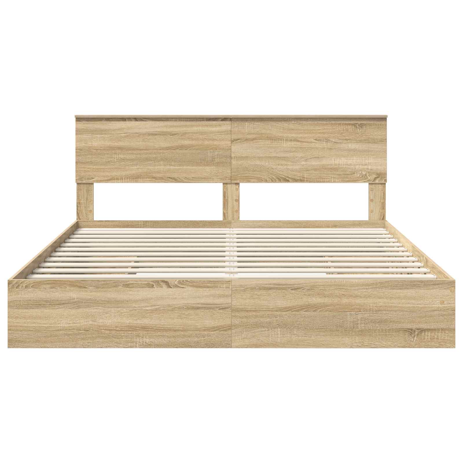 Krevet s od storage Sonoma hrast 180 x 200 cm Konstruirano drvo