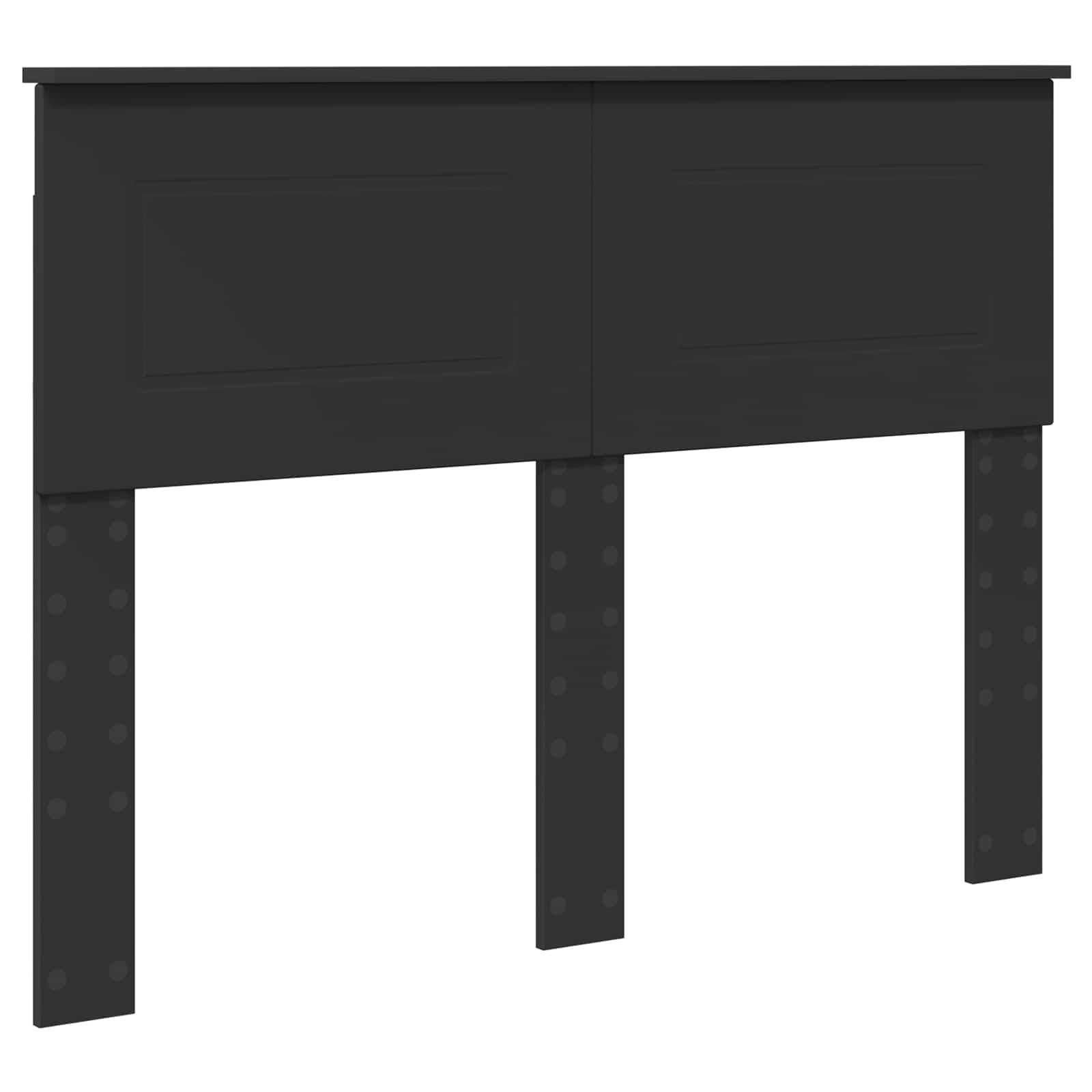 Krevetna konstrukcija Crna 120 x 190 cm Konstruirano drvo