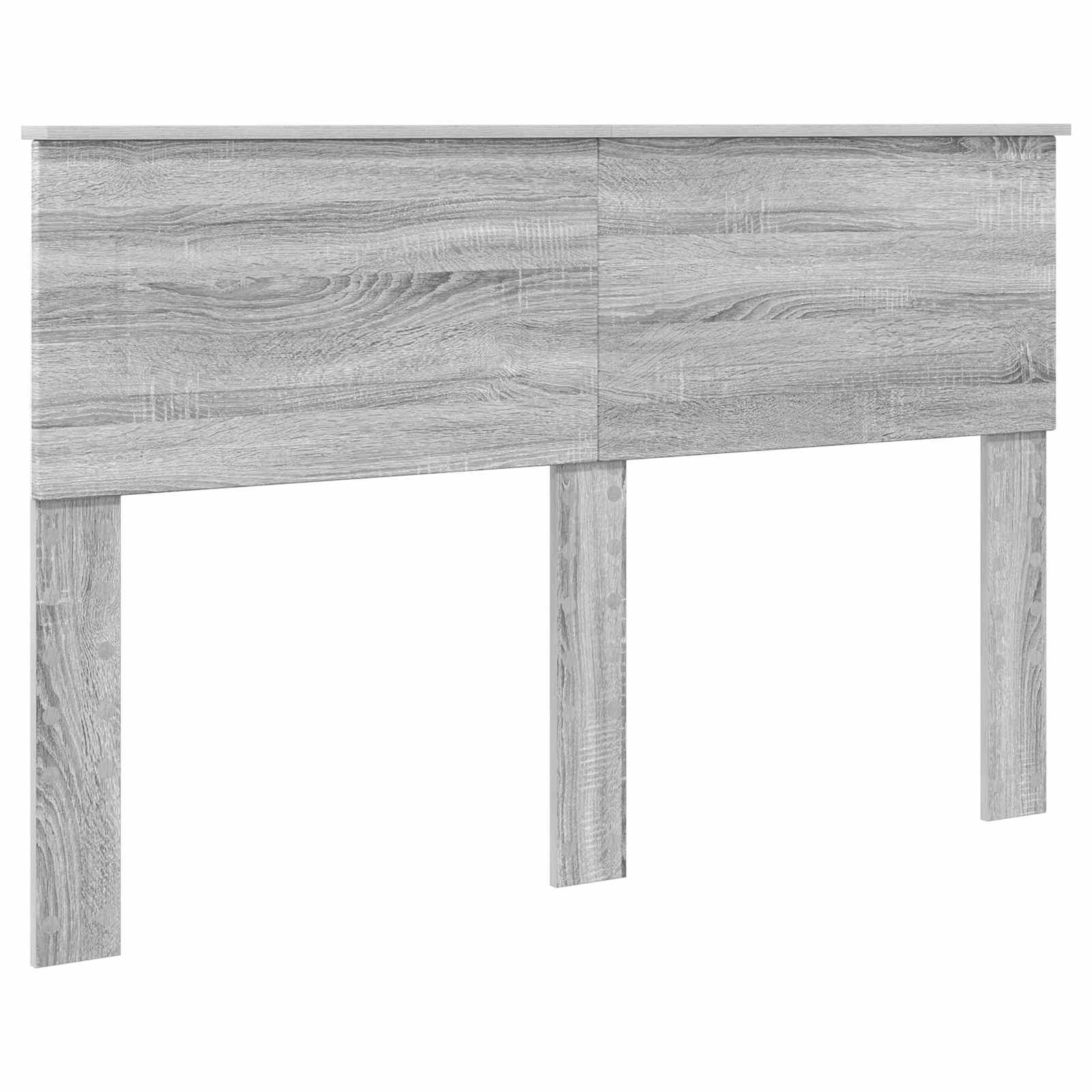 Krevetna konstrukcija s uzglavljem Siva Sonoma 160 x 200 cm