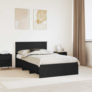 Krevetna konstrukcija Crna 120 x 123 cm Konstruirano drvo