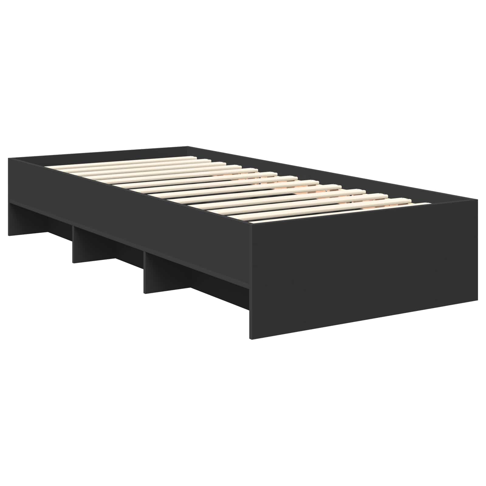 Krevetna konstrukcija Crna 120 x 123 cm Konstruirano drvo