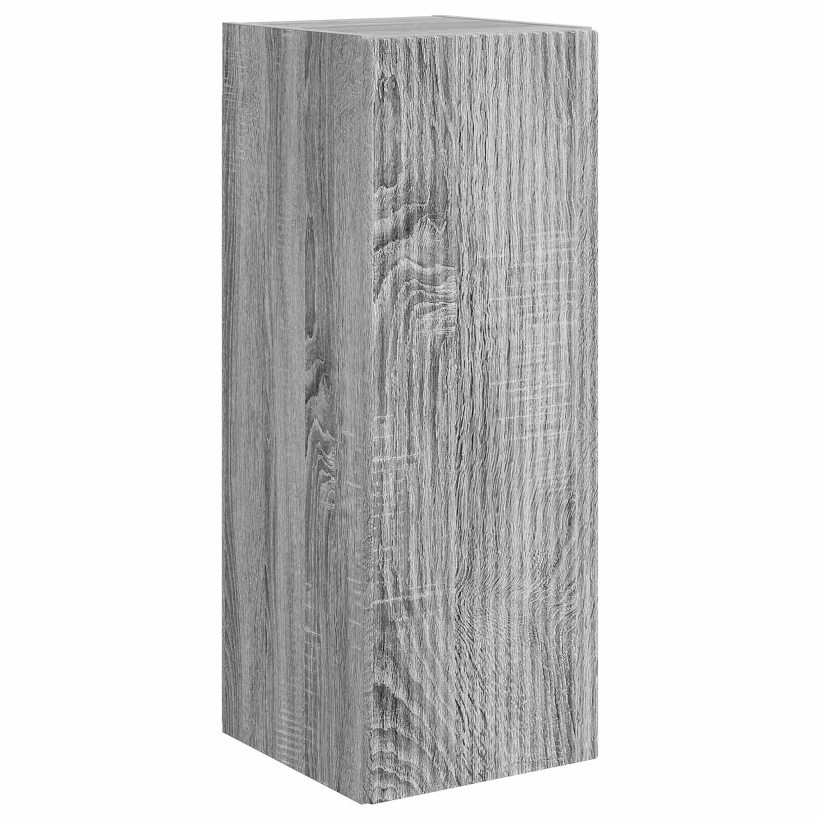 Set zidnog ormarića za TV 4 pcs Siva Sonoma Konstruirano drvo
